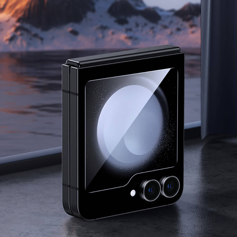 Benks Glass Warrior Galaxy Z Flip 6 HD Cam Ekran Koruyucu + Kolay Uygulama Aparatlı Benks Glass Warrior Galaxy Z Flip 6 HD Cam Ekran Koruyucu + Kolay Uygulama Aparatlı